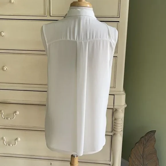 River Island sleeveless Button up Blouse SZ UK14 - Picture 4 of 6